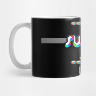 Super 1970 ColorGroove Retro-Rainbow-Tube nostalgia (wf) Mug